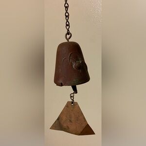 Mid-century bronze Paolo Soleri antique wind chime vintage bell
